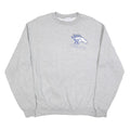 CHAMPION Mens Grey TH Water Polo Crew Neck L Cotton Blend Sweatshirt Pullover