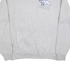 CHAMPION Mens Grey TH Water Polo Crew Neck L Cotton Blend Sweatshirt Pullover