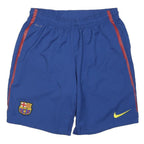 NIKE Mens Blue FC Barcelona Sports Casual Shorts M W28 Dri-FIT