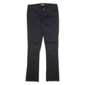 DICKIES Womens Trousers Black Slim Straight W30 L31