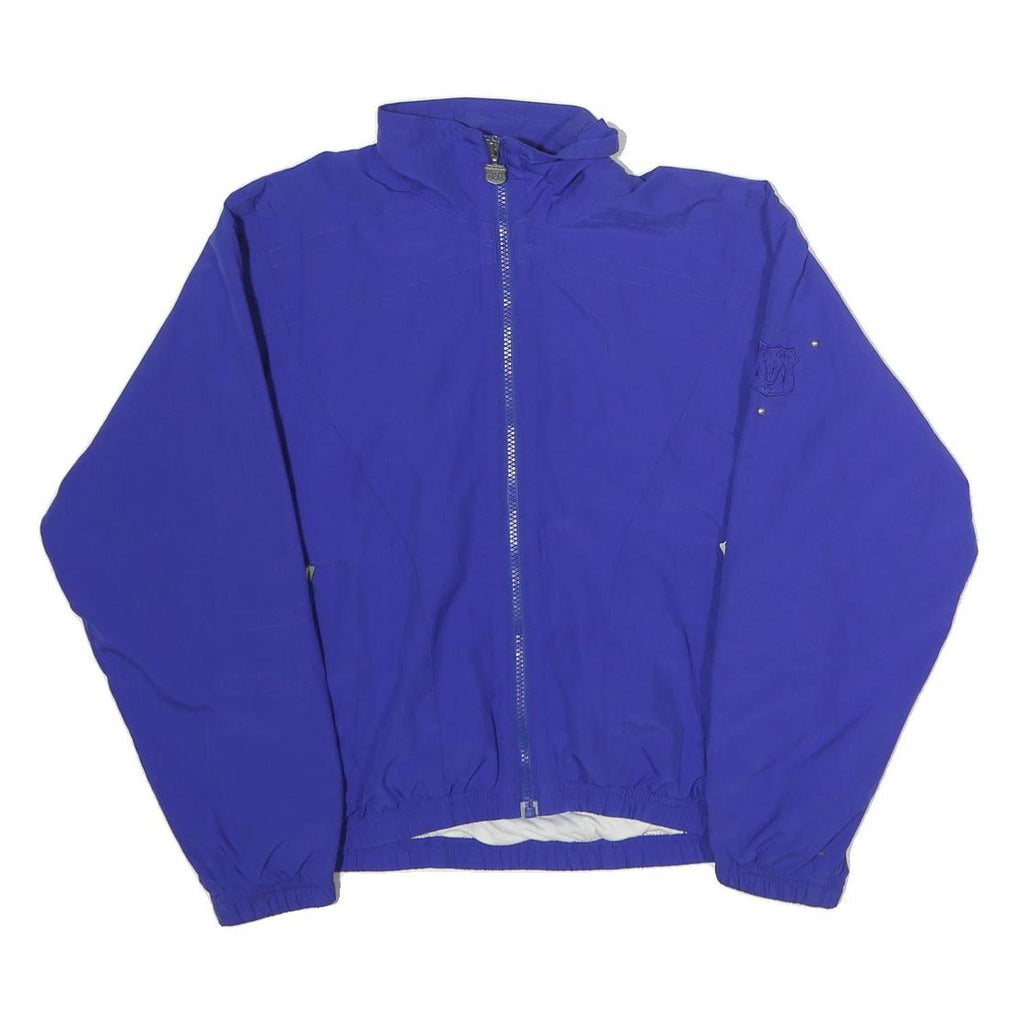 KAELIN Womens Blue Jacket S Polyester Blend Zip Casual Lightweight