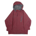 COLUMBIA Mens Jacket Maroon Nylon Hooded M