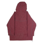 COLUMBIA Mens Jacket Maroon Nylon Hooded M