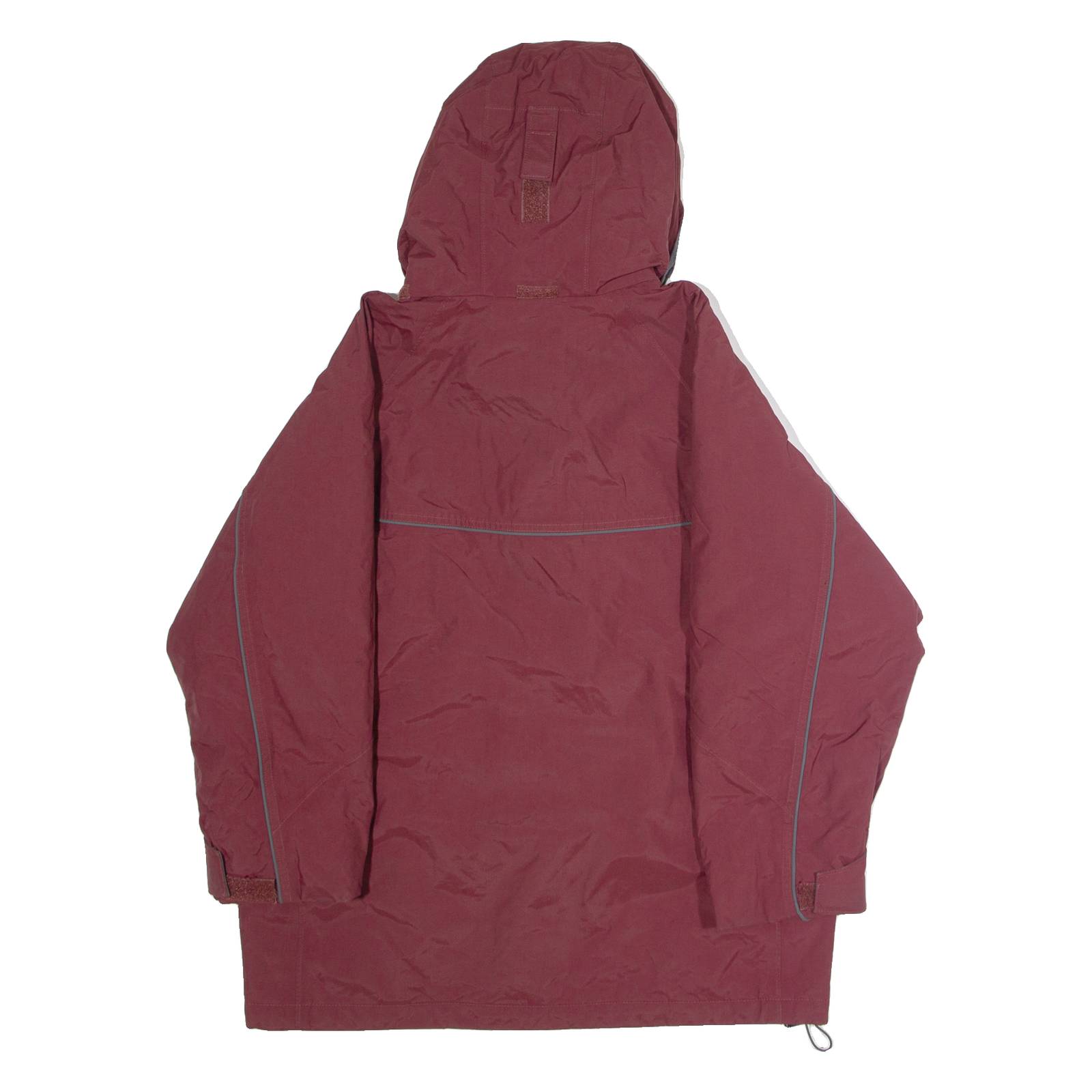 COLUMBIA Mens Jacket Maroon Nylon Hooded M