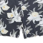 LEVI'S Mens Shorts Blue White Floral Print 2XL W44 Cotton Blend Casual Chino