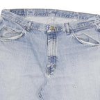 WRANGLER Mens Denim Blue Casual Shorts 2XL W36 Cotton Blend Classic Fit