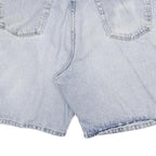 WRANGLER Mens Denim Blue Casual Shorts 2XL W36 Cotton Blend Classic Fit