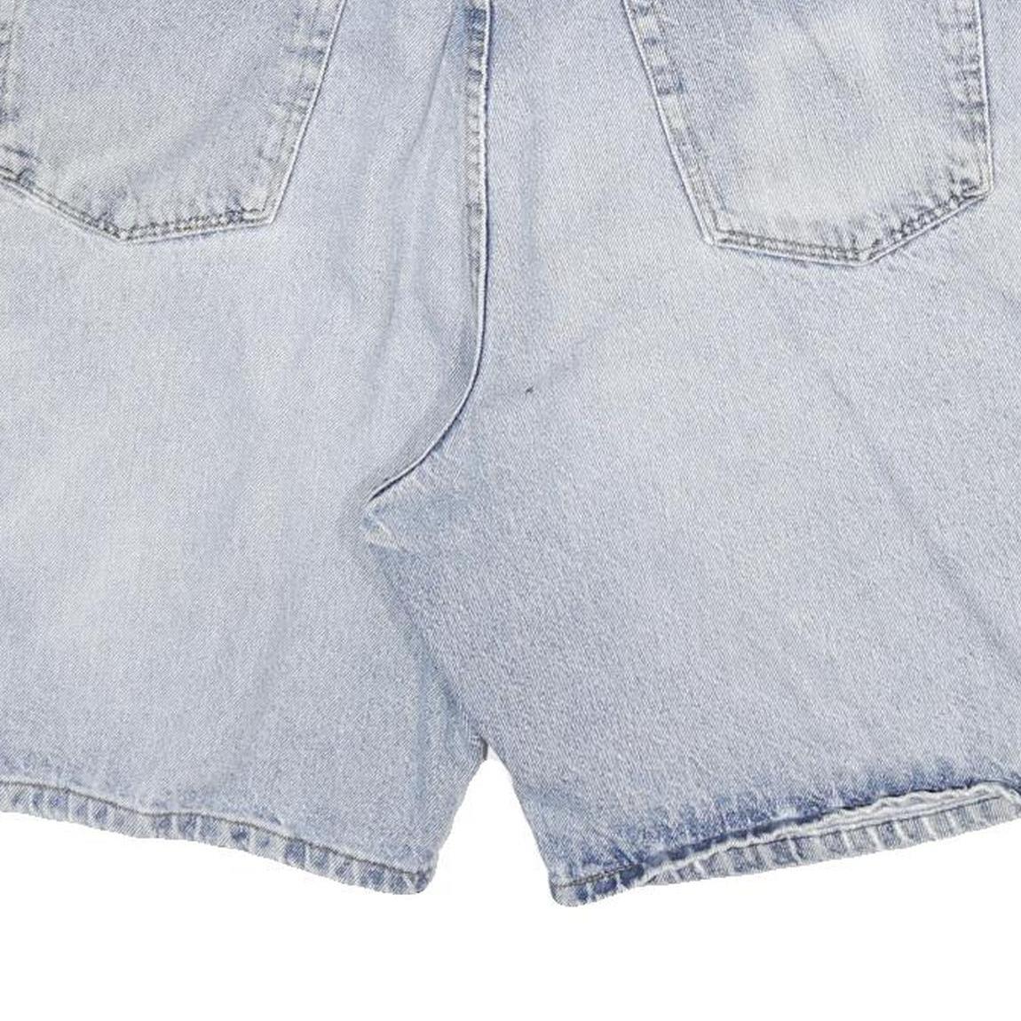 WRANGLER Mens Denim Blue Casual Shorts 2XL W36 Cotton Blend Classic Fit