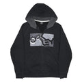 OAKLEY Mens Black Hoodie M Cotton Blend Full Zip Oakley Logo Casual Wear