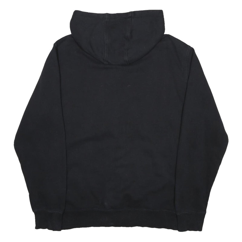 OAKLEY Mens Black Hoodie M Cotton Blend Full Zip Oakley Logo Casual Wear