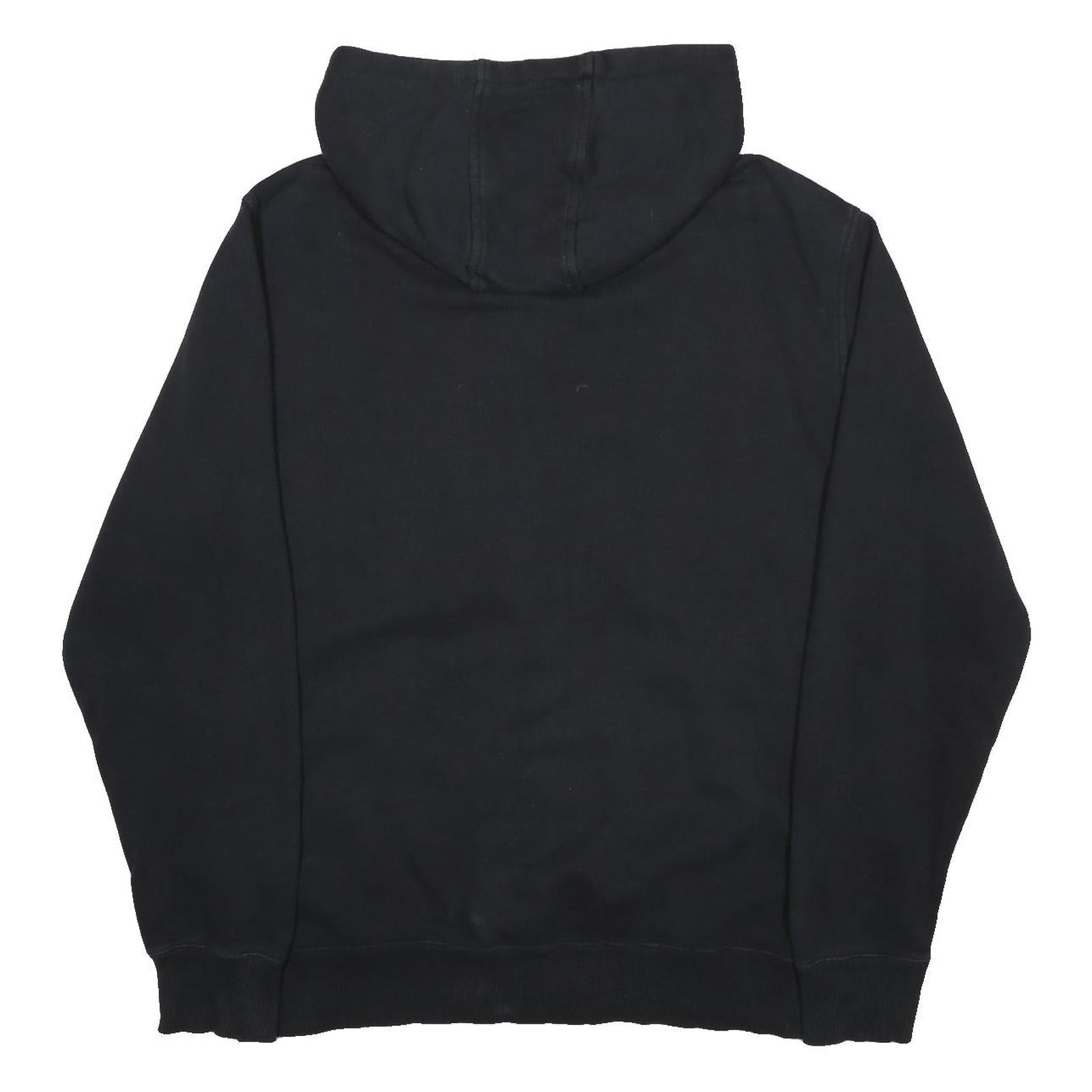 OAKLEY Mens Black Hoodie M Cotton Blend Full Zip Oakley Logo Casual Wear