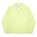 CARHARTT WIP Mens Yellow Coach Jacket S Nylon Button Plain Lightweight Sport