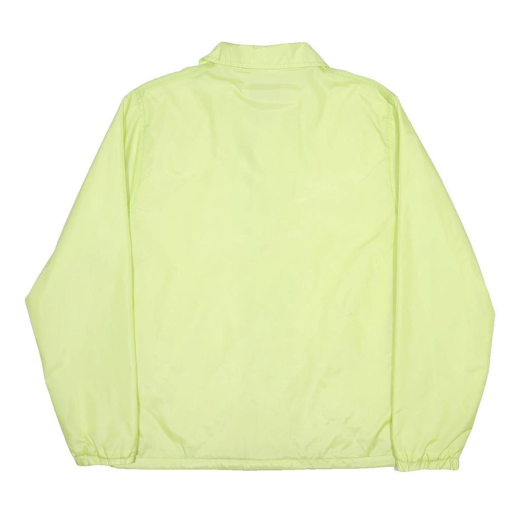 CARHARTT WIP Mens Yellow Coach Jacket S Nylon Button Plain Lightweight Sport