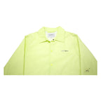 CARHARTT WIP Mens Yellow Coach Jacket S Nylon Button Plain Lightweight Sport