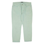 7 FOR ALL MANKIND Womens Jeans Green Regular Tapered W33 L26