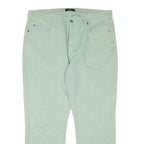 7 FOR ALL MANKIND Womens Jeans Green Regular Tapered W33 L26