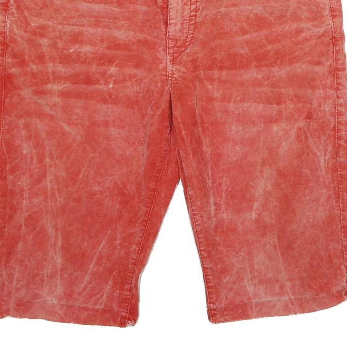 TRUE RELIGION Womens Shorts Red Casual M W32 Cotton Blend