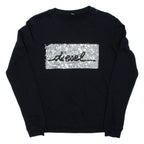 DIESEL Womens Sweatshirt Black S