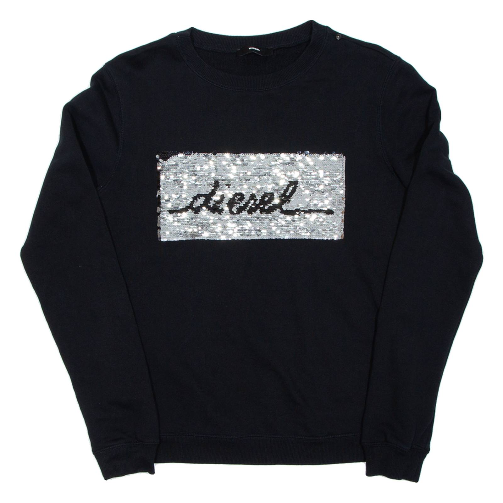 DIESEL Womens Sweatshirt Black S