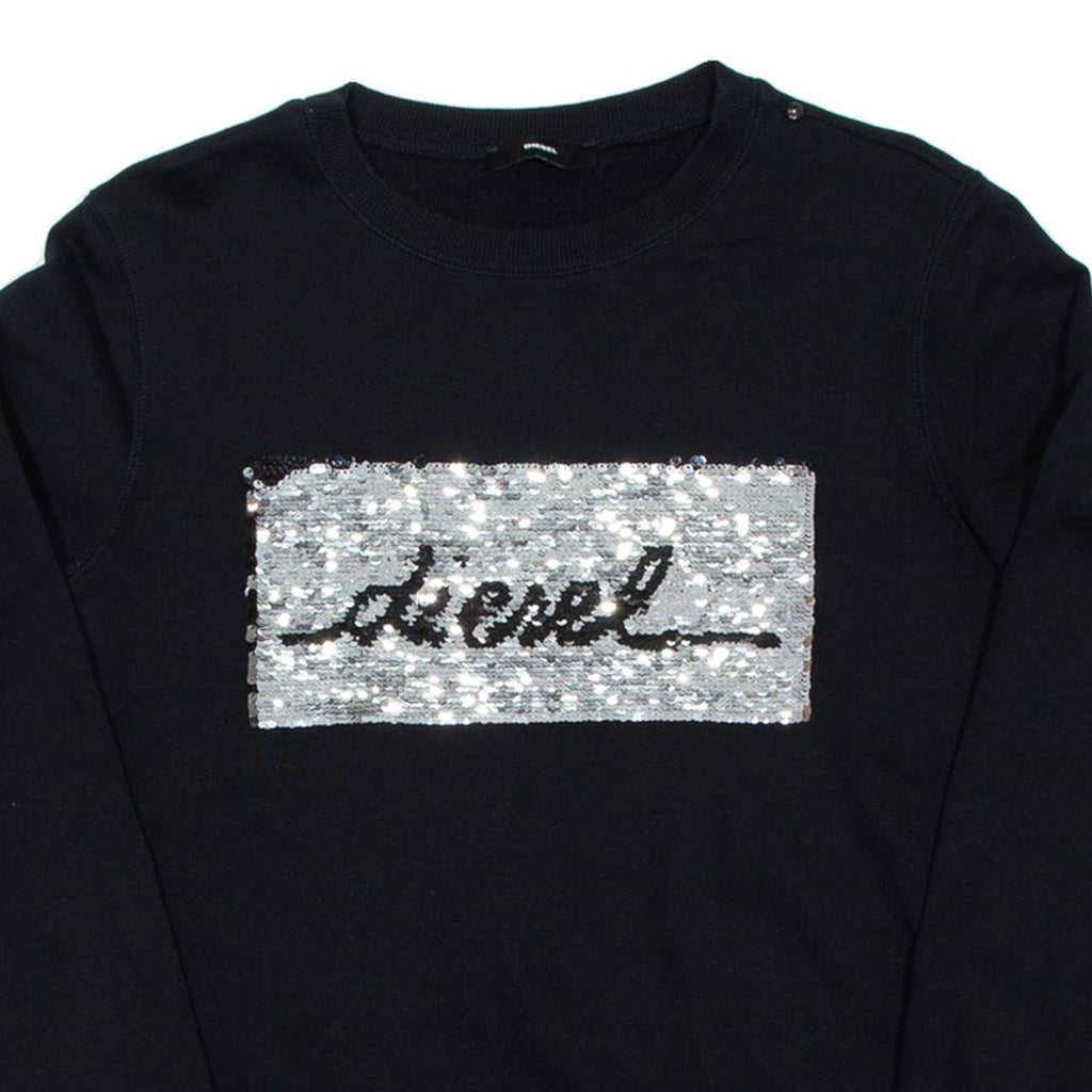 DIESEL Womens Sweatshirt Black S