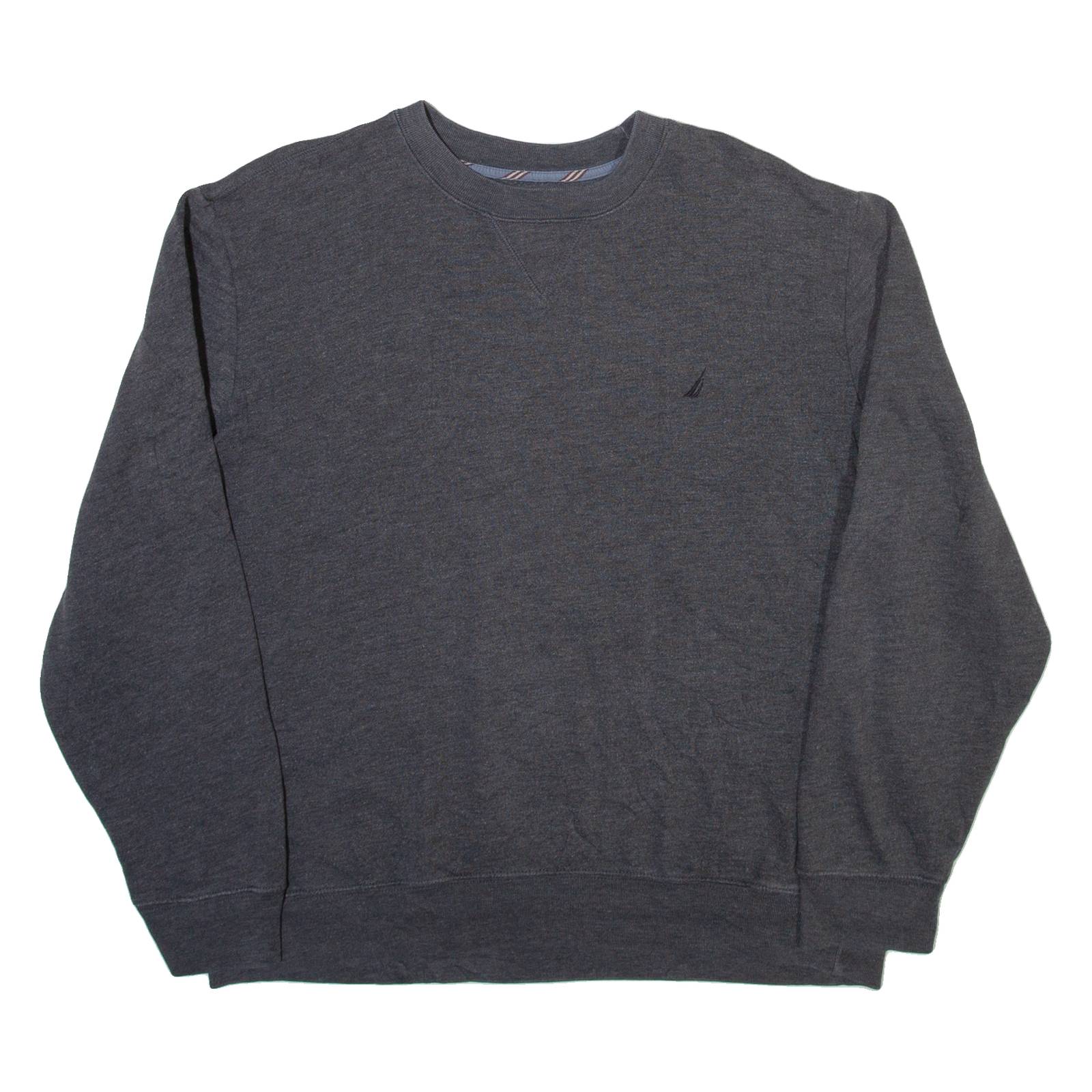NAUTICA Mens Sweatshirt Grey L