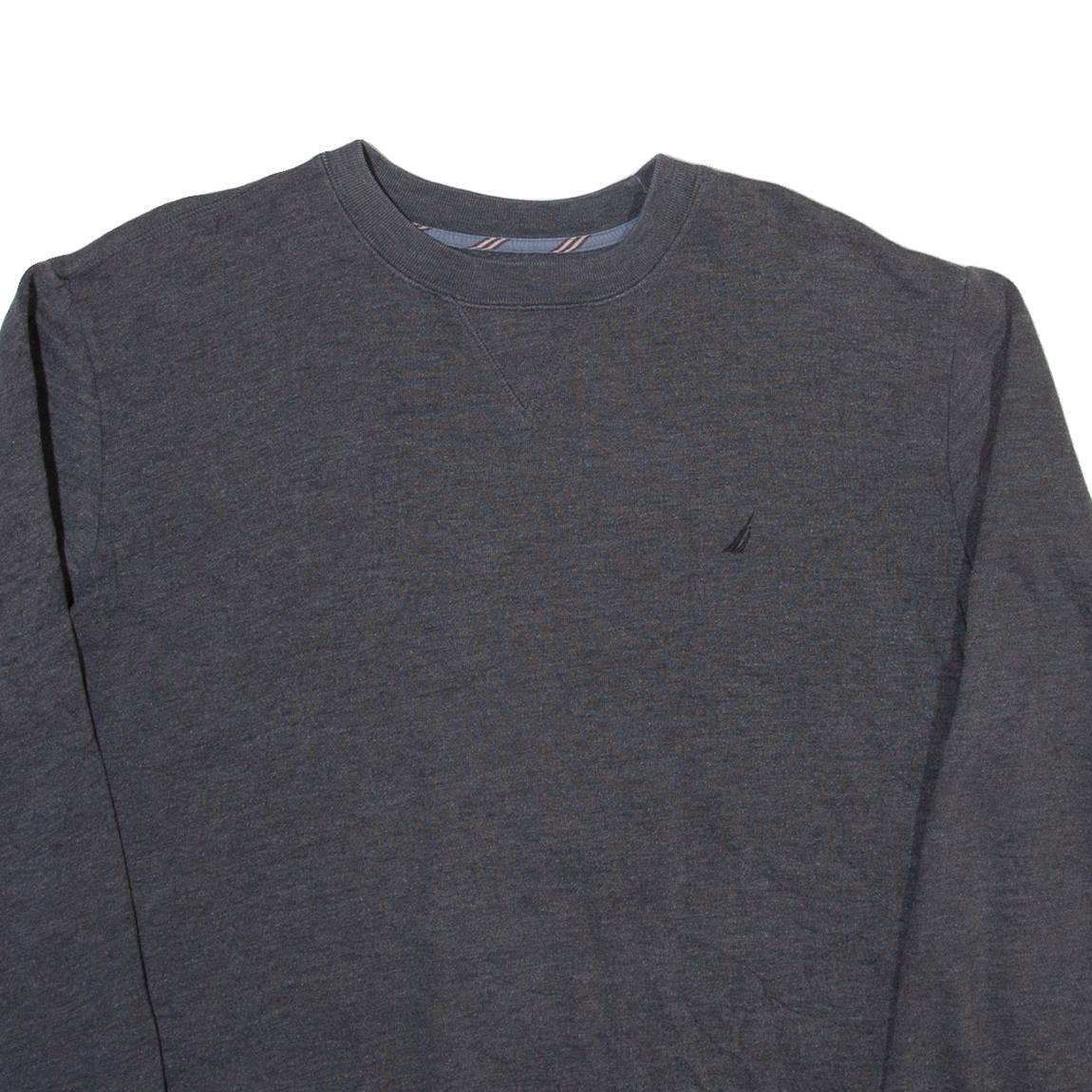 NAUTICA Mens Sweatshirt Grey L