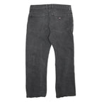 DICKIES Mens Regular Fit Black Denim Jeans W32 L26 Zip Closure Casual Workwear