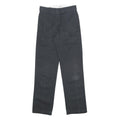 DICKIES Mens Cotton Blend Black Regular Straight Trousers W30 L34 Workwear