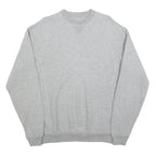 FILA Mens Grey Cotton Blend Crew Neck L Sweatshirt Classic Logo