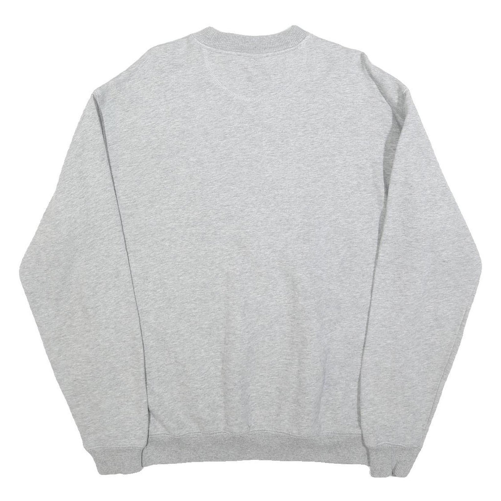 FILA Mens Grey Cotton Blend Crew Neck L Sweatshirt Classic Logo