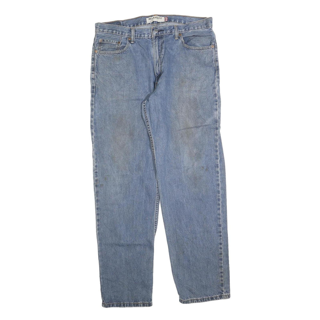 LEVI'S 550 Straight Mens Jeans Blue Relaxed Denim Medium W36 L34 Classic Style