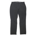 MANOR Womens Polyester Blend Black Regular Fit Straight Leg Trousers W32 L31