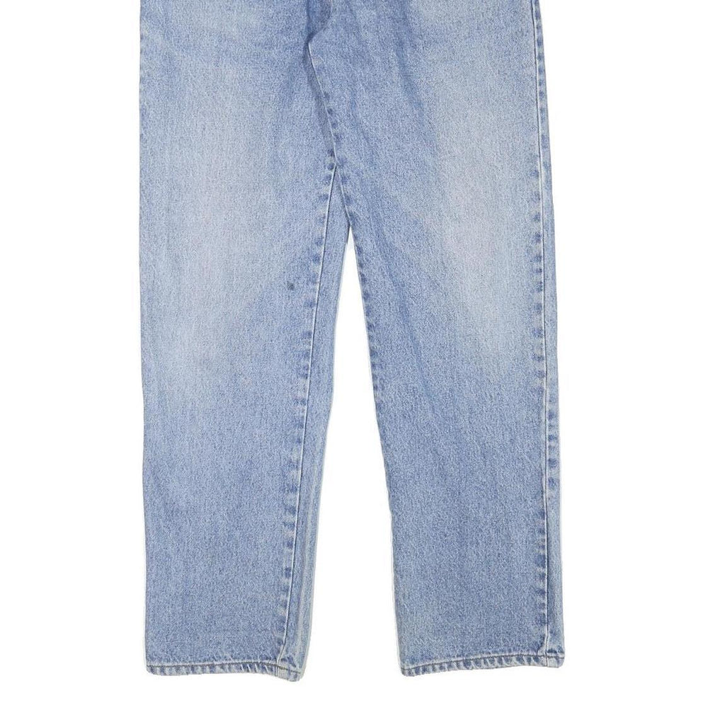 MCGREGOR Mens Jeans Blue Regular Straight Denim Light W31 L31 Classic Fit Zip