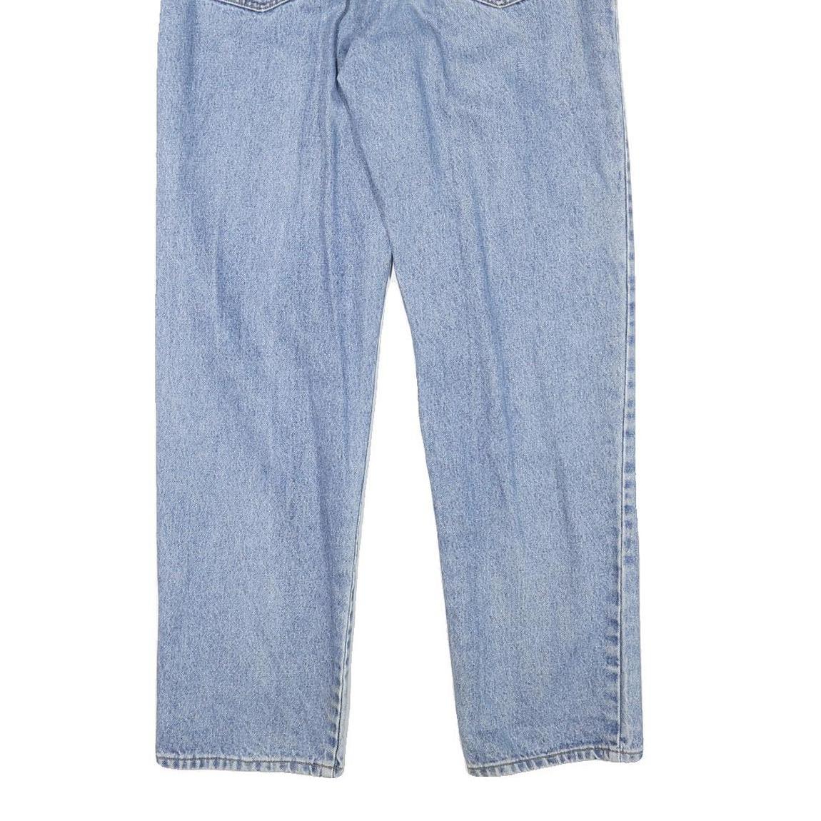 MCGREGOR Mens Jeans Blue Regular Straight Denim Light W31 L31 Classic Fit Zip