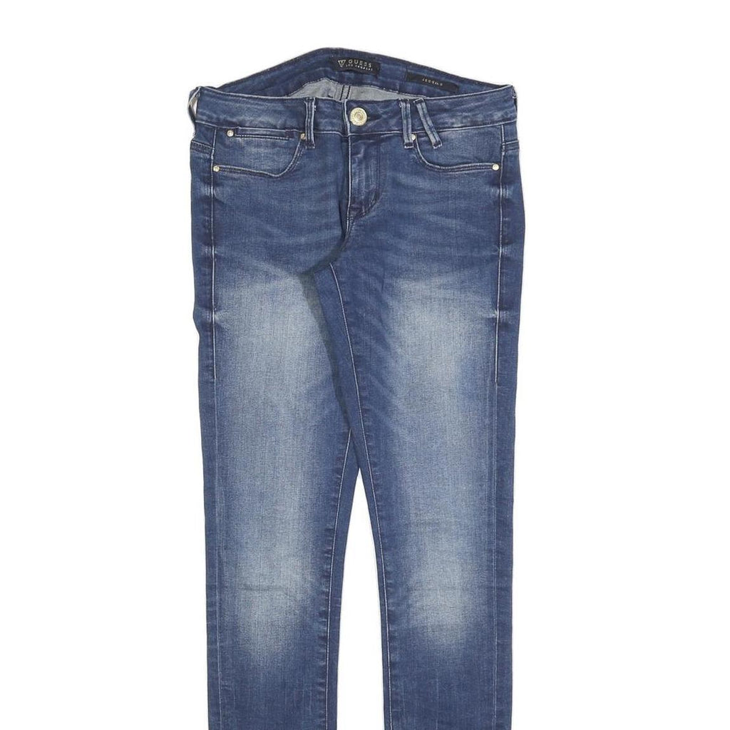 GUESS Womens Jeans Blue Slim Skinny Denim Medium W28 L30 Stretch Zip Fly