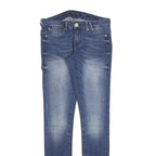 GUESS Womens Jeans Blue Slim Skinny Denim Medium W28 L30 Stretch Zip Fly
