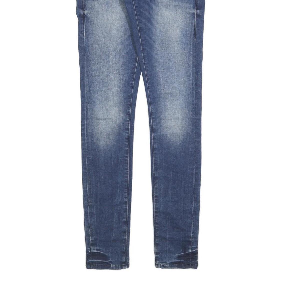 GUESS Womens Jeans Blue Slim Skinny Denim Medium W28 L30 Stretch Zip Fly