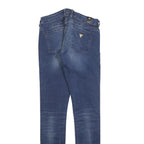 GUESS Womens Jeans Blue Slim Skinny Denim Medium W28 L30 Stretch Zip Fly