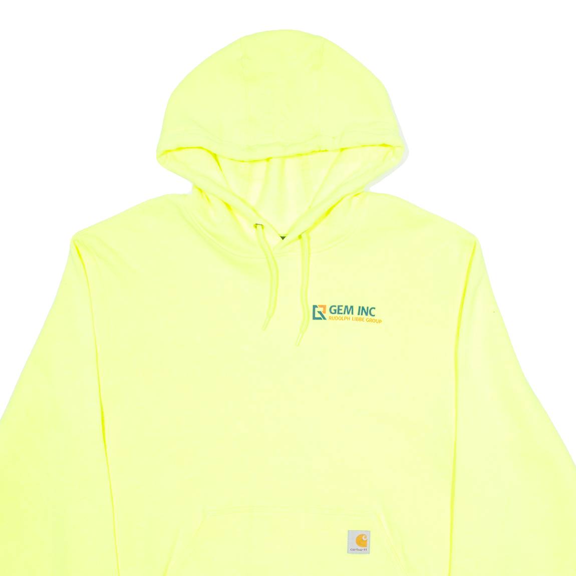 CARHARTT GEM INC Loose Fit Mens Yellow Hoodie L