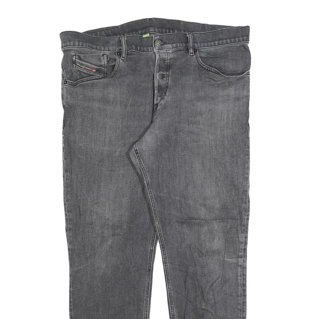 DIESEL Mens Jeans Grey Slim Skinny Denim Medium W38 L29 Stylish Zip Closure