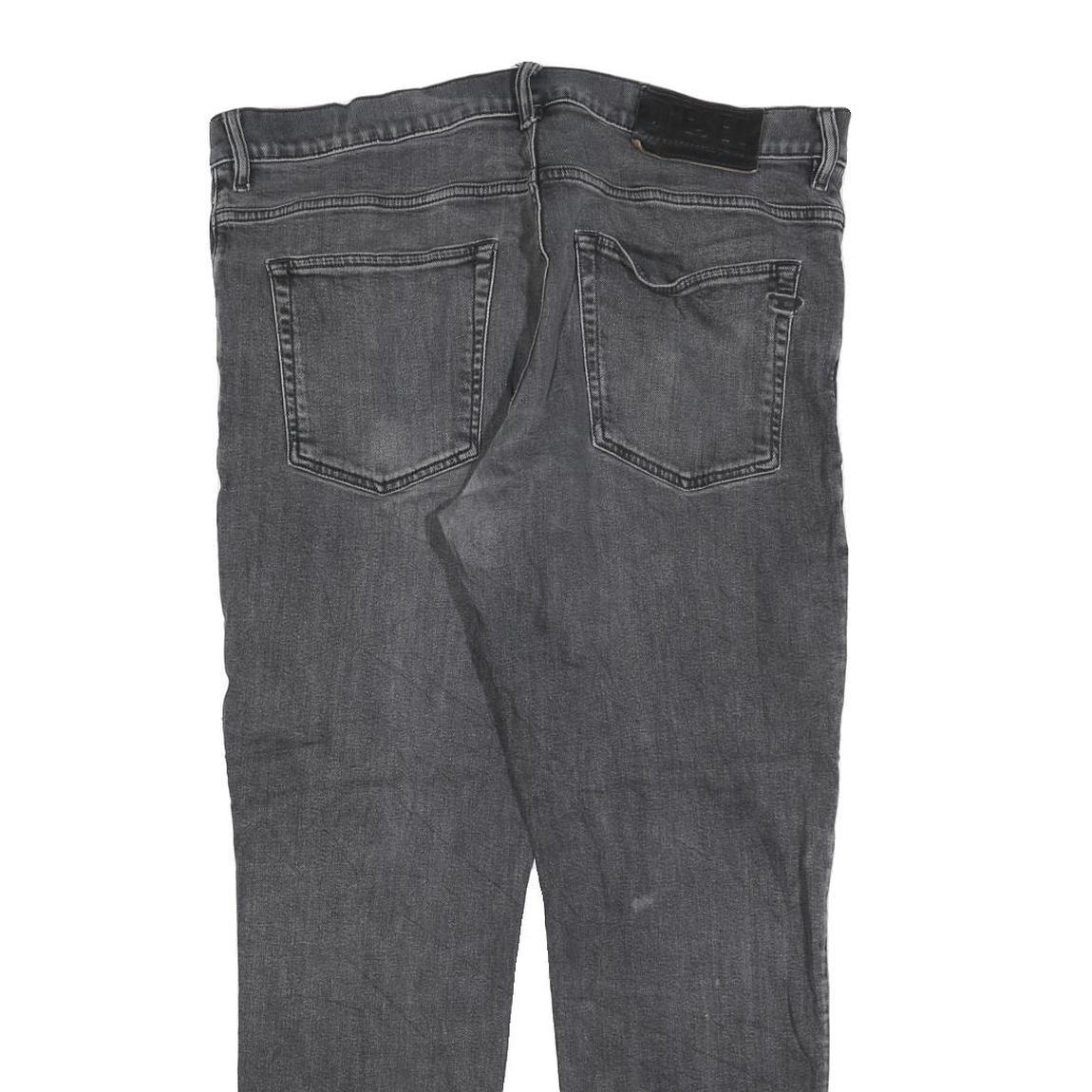 DIESEL Mens Jeans Grey Slim Skinny Denim Medium W38 L29 Stylish Zip Closure