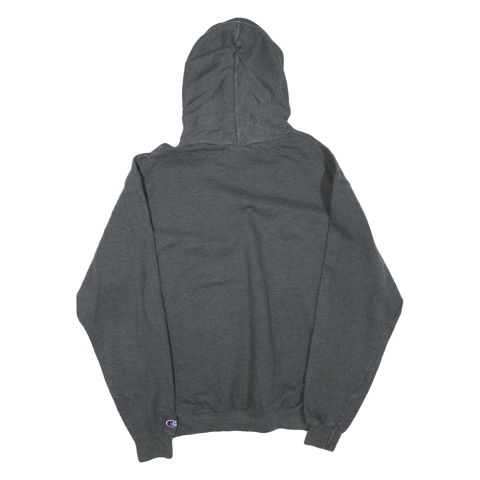 CHAMPION Mens Grey Ball State University Hoodie L Cotton Blend Pullover