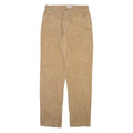 CALVIN KLEIN Womens Corduroy Trousers Beige Regular Straight W32 L32
