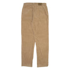 CALVIN KLEIN Womens Corduroy Trousers Beige Regular Straight W32 L32