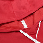ADIDAS Mens Red Hoodie M Cotton Blend Pullover Sport Casual