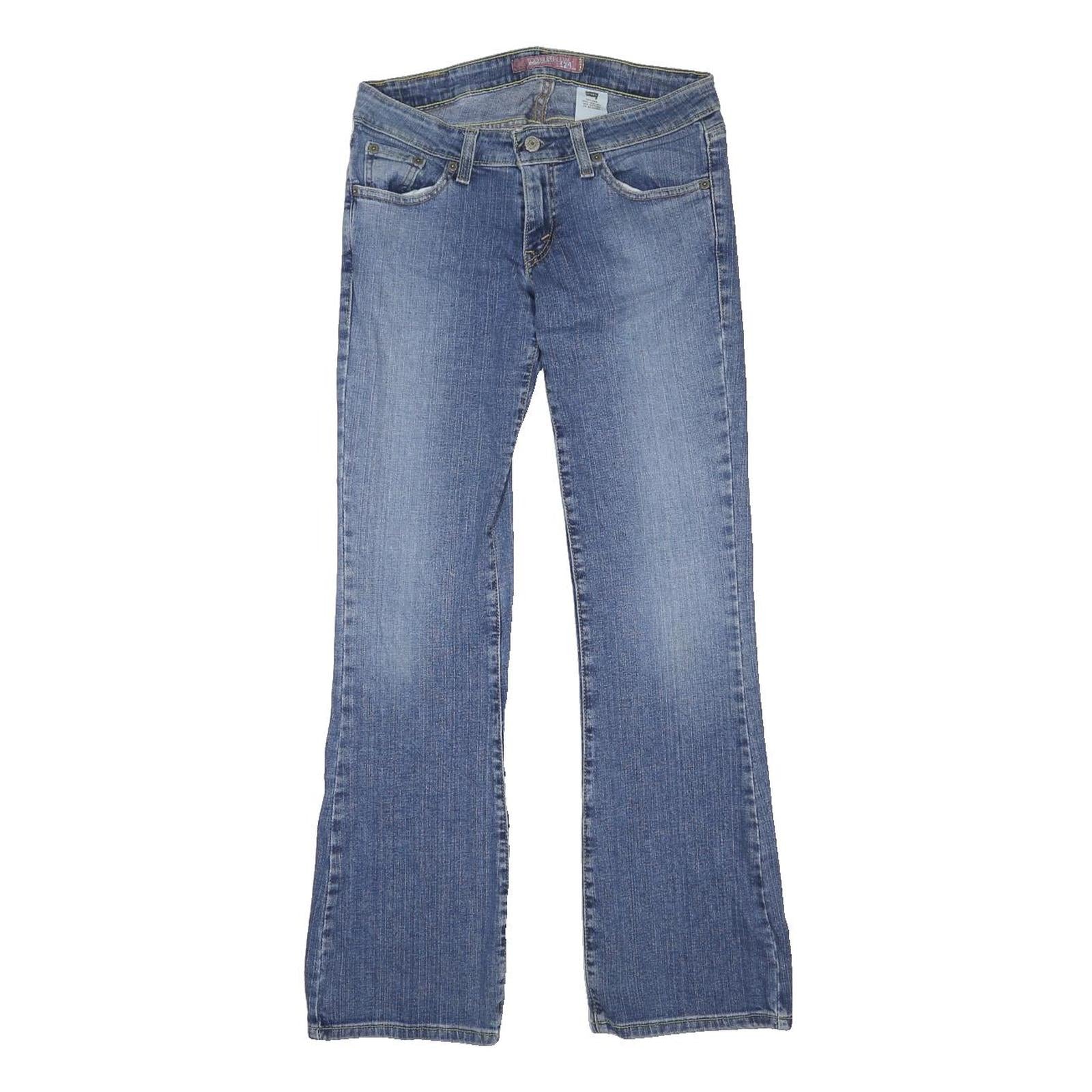 LEVI'S 524 Womens Jeans Blue Regular Bootcut Denim Medium W30 L31 Classic