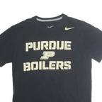 NIKE Mens Black Purdue Boilers Graphic T-Shirt M Short Sleeve Crew Neck