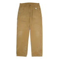 DICKIES Mens Jeans Beige Regular Straight Denim W34 L33 Workwear Utility Pants
