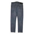 LEVI'S Mens Slim Blue Denim Classic Jeans Cotton Blend W32 L30 Zip