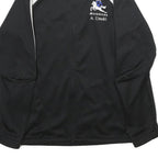 ADIDAS Mens Black & White Mavericks Soccer Jacket S Polyester Zip Sportswear